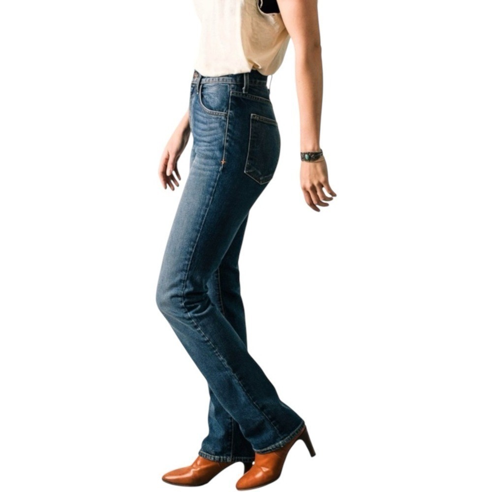 Imogene + Willie Sophie Jeans High Rise Retro Cut Straight Leg Bedford 24 XS